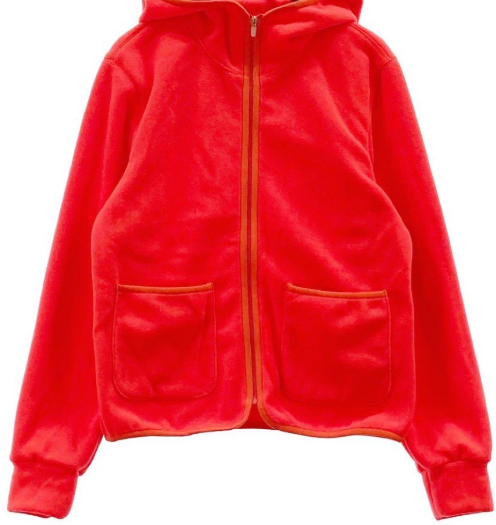 【新品】マークアンドロナ・ロングダウン・2WAYフード付ダウン・ホワイト 46