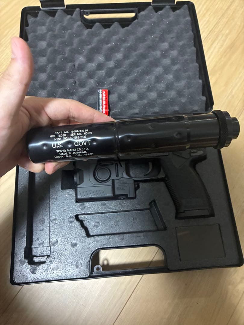 +*α様 SOCOM M92 ガスガン サイレンサー付き　東京マルイ