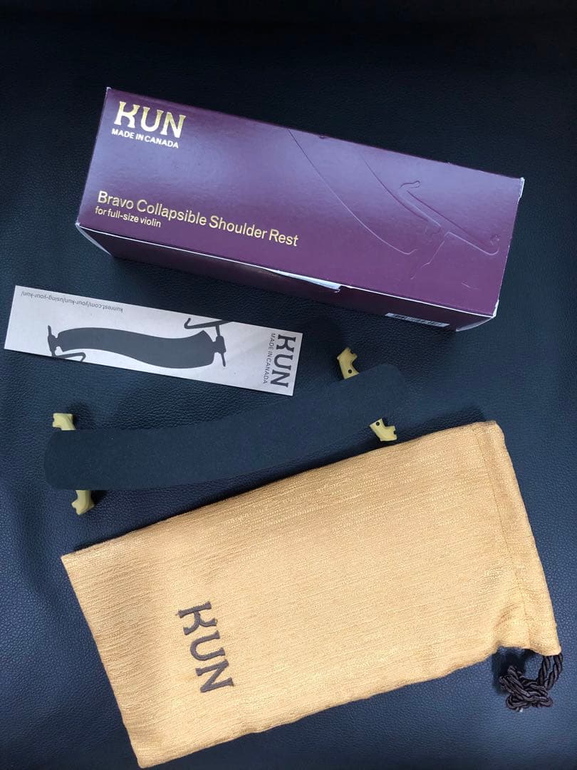 美品 kun bravo collapsible ヴァイオリン　肩当て 4/4