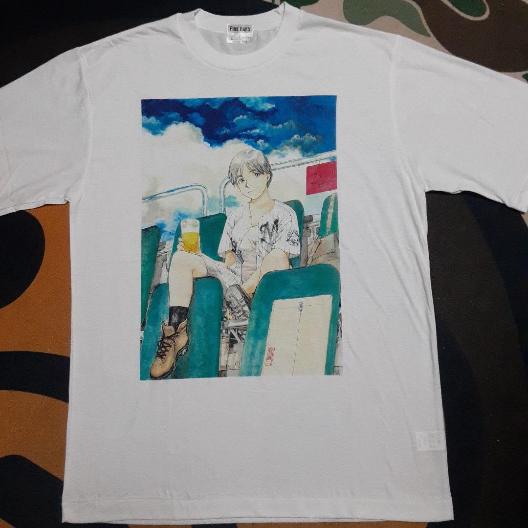 新品未使用　鶴田謙二　教養画集イラストTシャツ　日本製