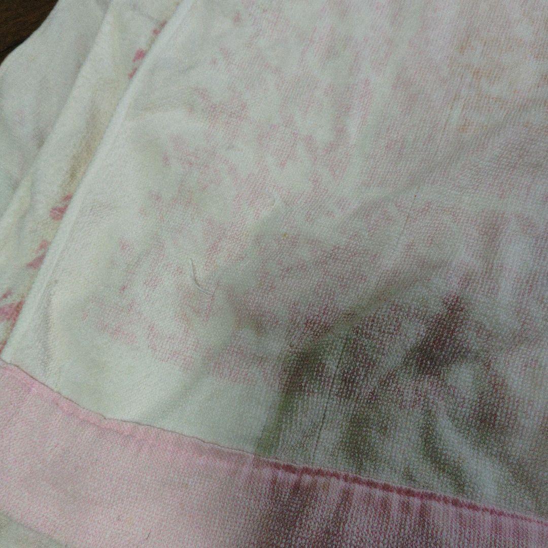 希少　キティちゃん　ハローキティ タオルケット　カオハナハナ　千鳥格子　当時物