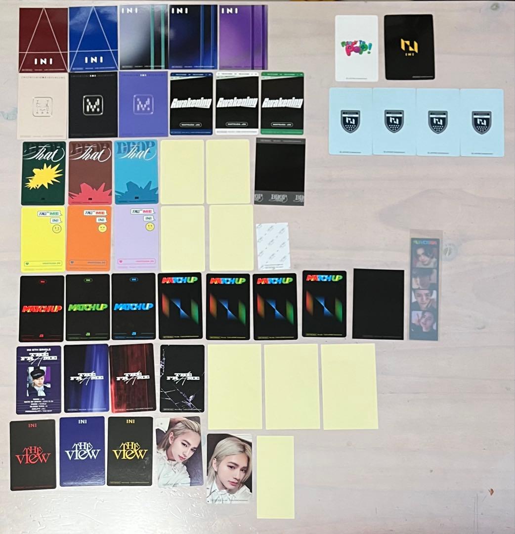 INI 松田迅　うちわ　アクスタ　トレカ　ジャケ写　特典BOX まとめ売り