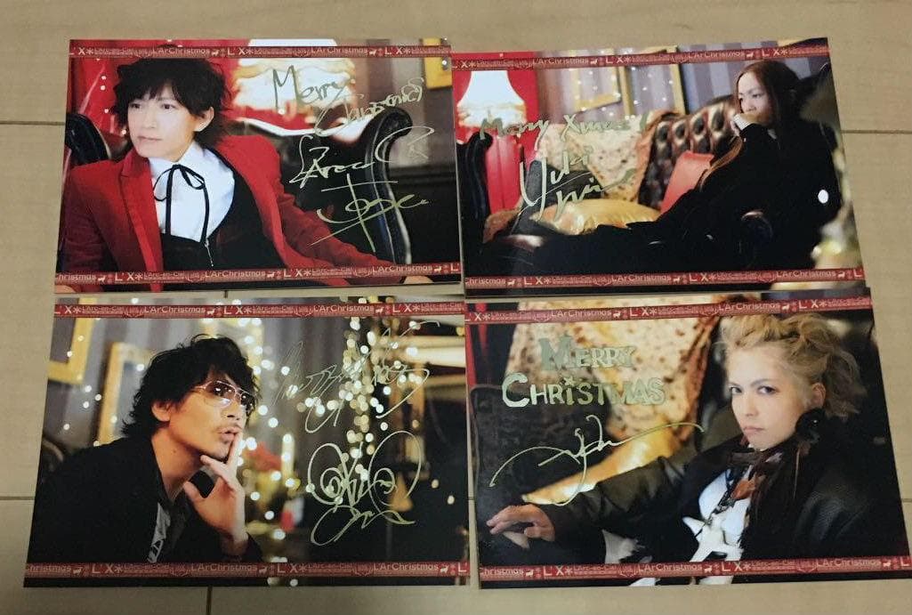 ラルク　会場限定クリスマスカード 全4種類　2018 L'ArChristmas