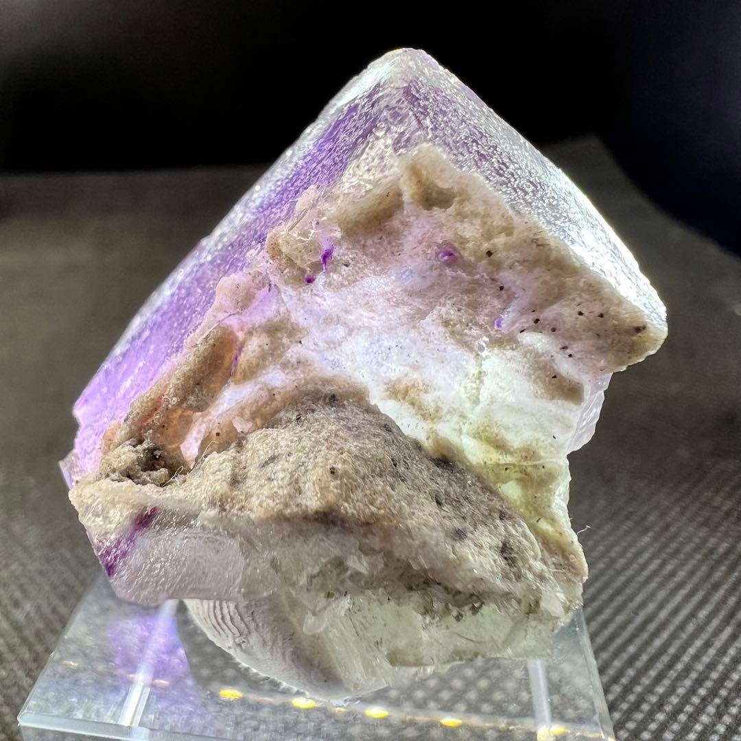 可愛い‼︎ ヤオガンシャン　パープルグラデーションフローライト　可愛い‼︎（2回目）