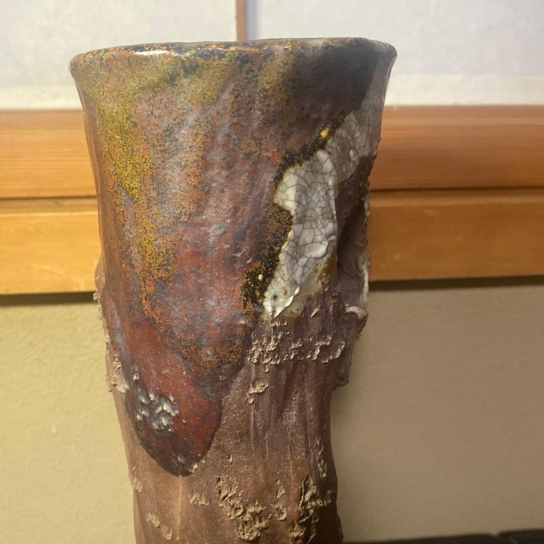 専用　相馬焼筆立花瓶