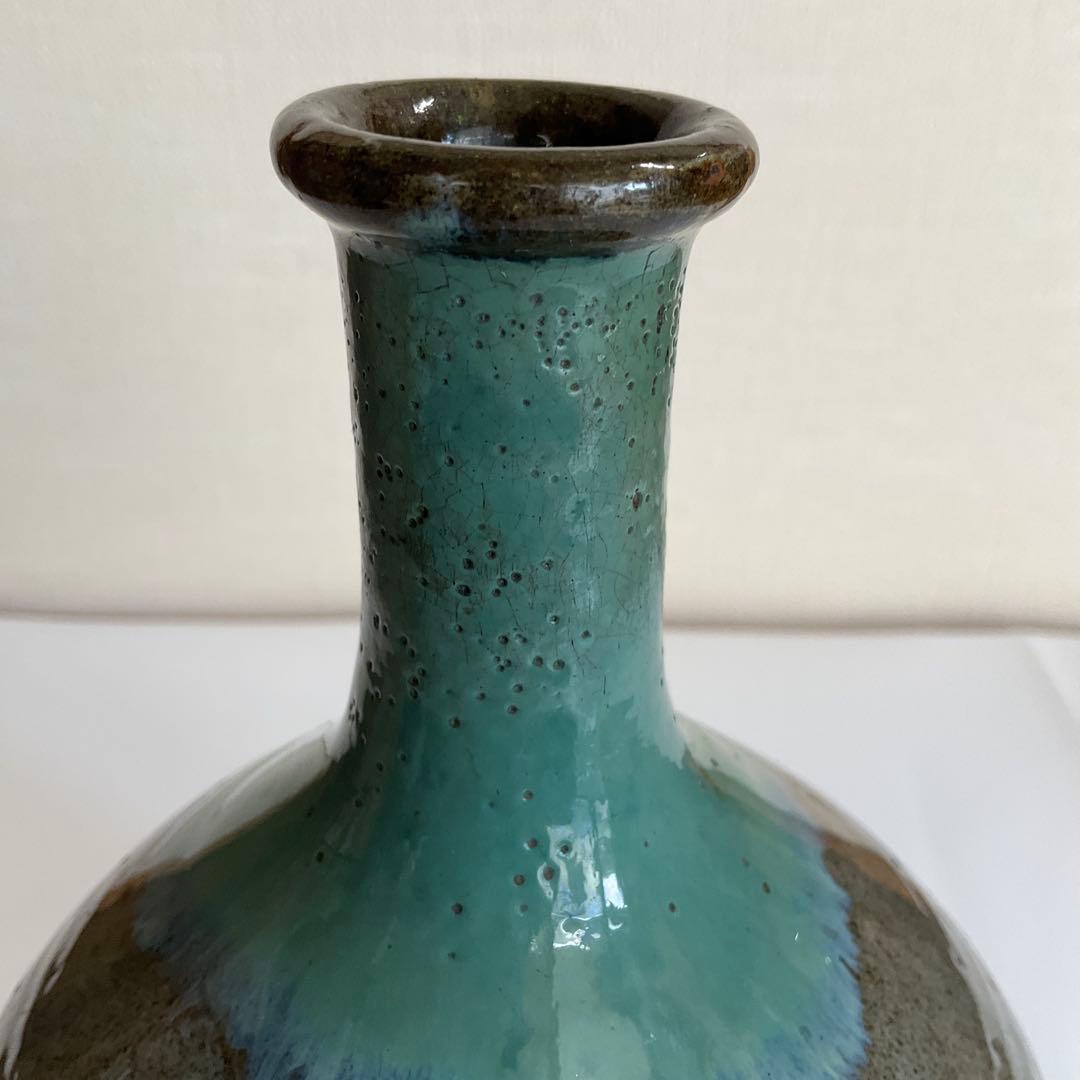 信州松代焼代官町窯徳利　江戸時代中期から後期頃　優品