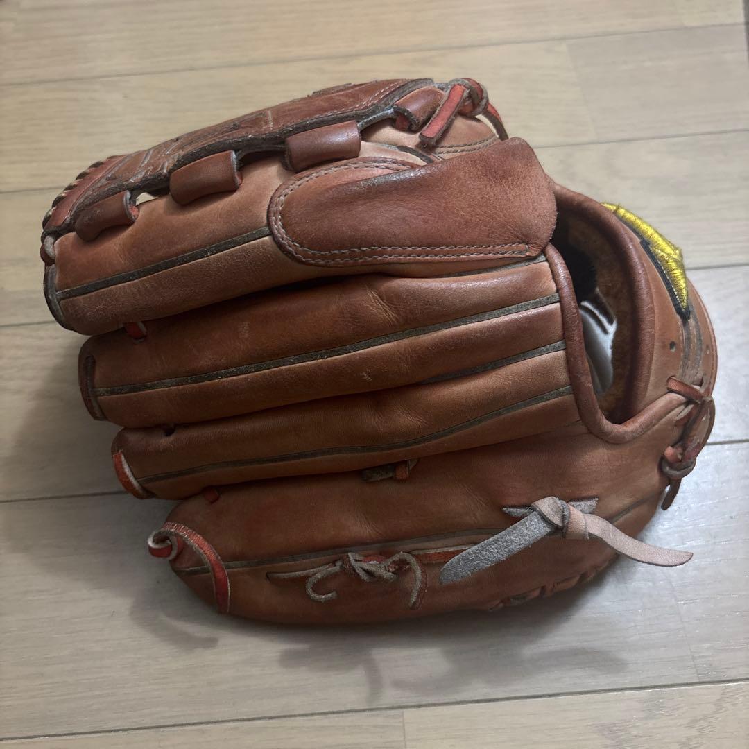 硬式野球グローブ 赤色 ミズノプロ