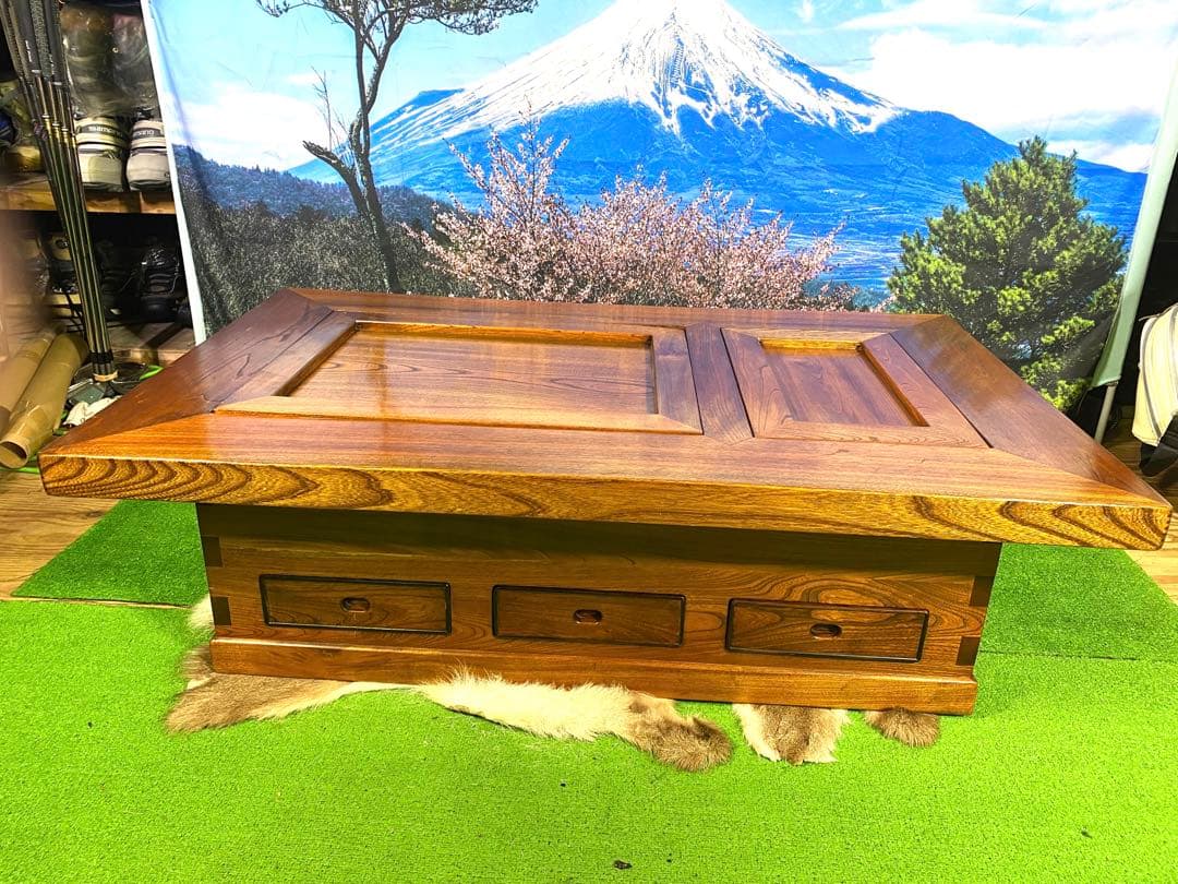 囲炉裏テーブル 長火鉢 アンティーク 希少 レア 古民家家具