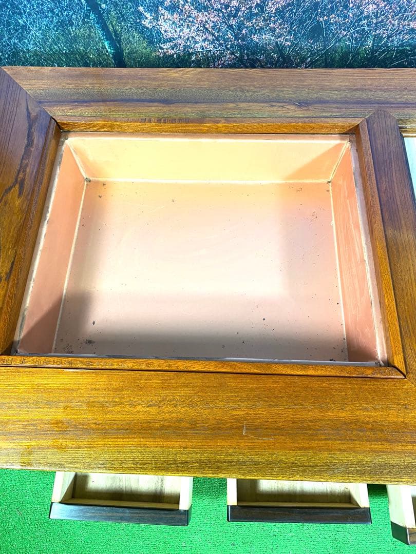 囲炉裏テーブル 長火鉢 アンティーク 希少 レア 古民家家具