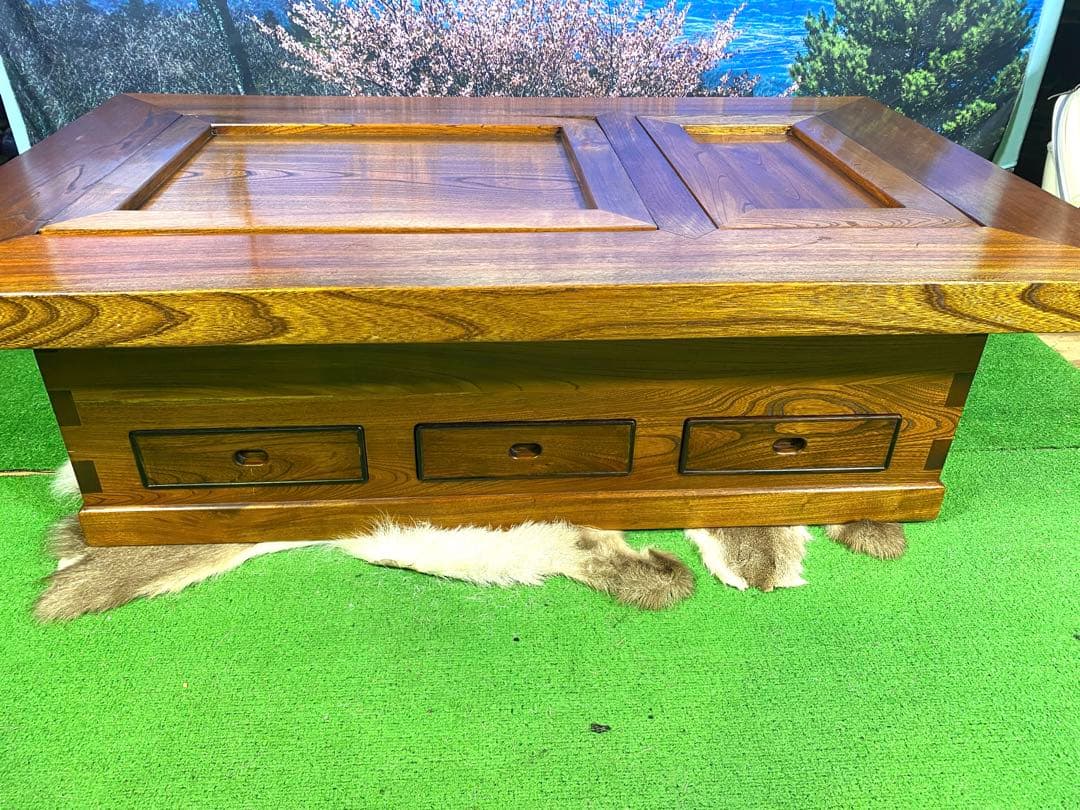 囲炉裏テーブル 長火鉢 アンティーク 希少 レア 古民家家具