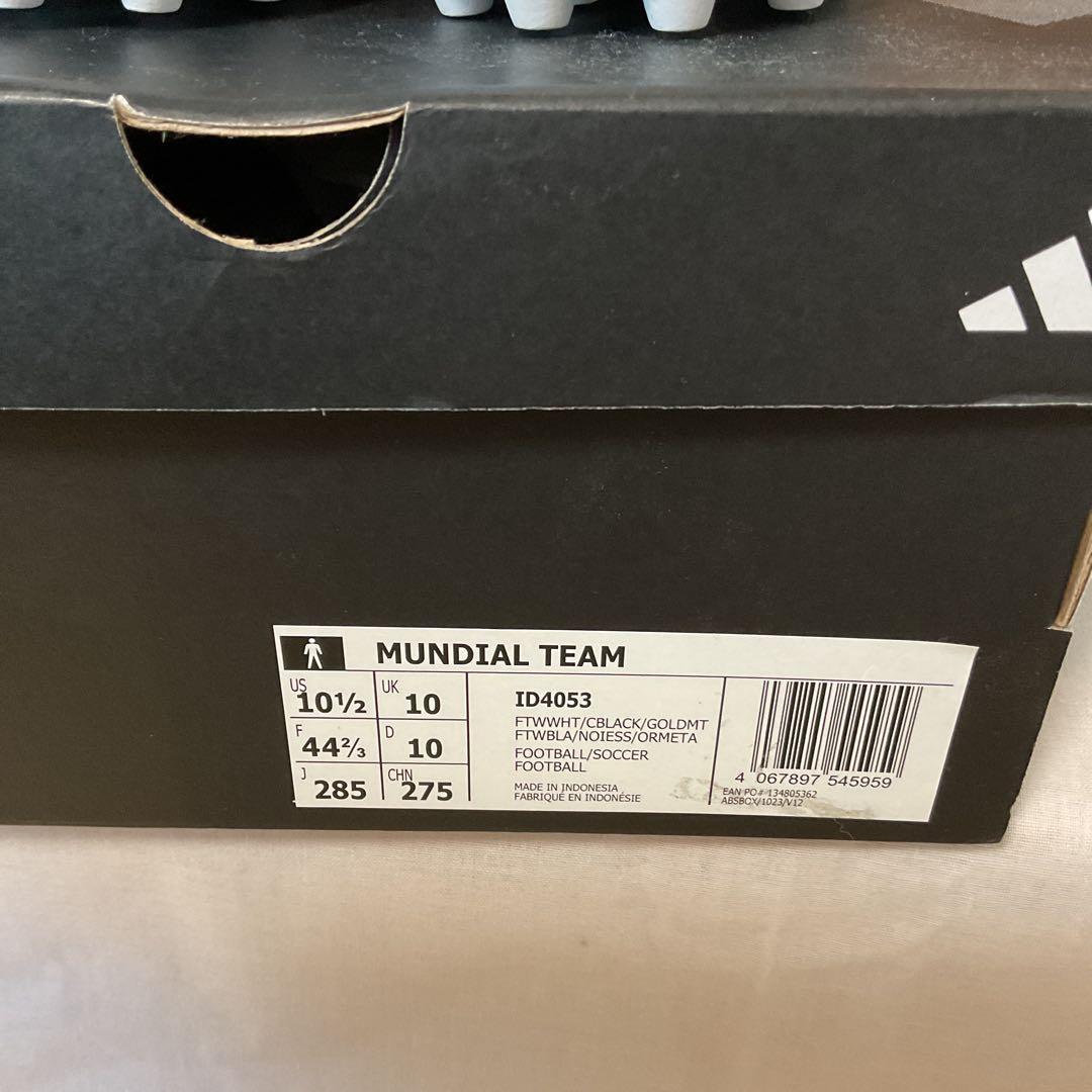 【新品未使用 】MUNDIAL TEAM 28.5cm ホワイト