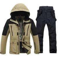 [HOTIAN] スノーボードウェア 上下セット メンズ 2XL