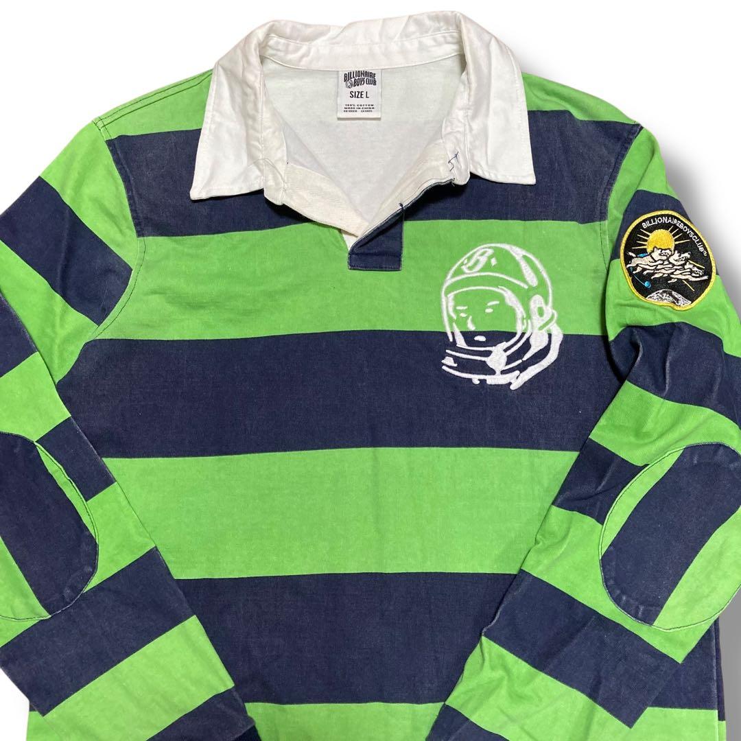 BBC BILLIONAINE BOYS CLUB ラガーシャツ 長袖 ポロ