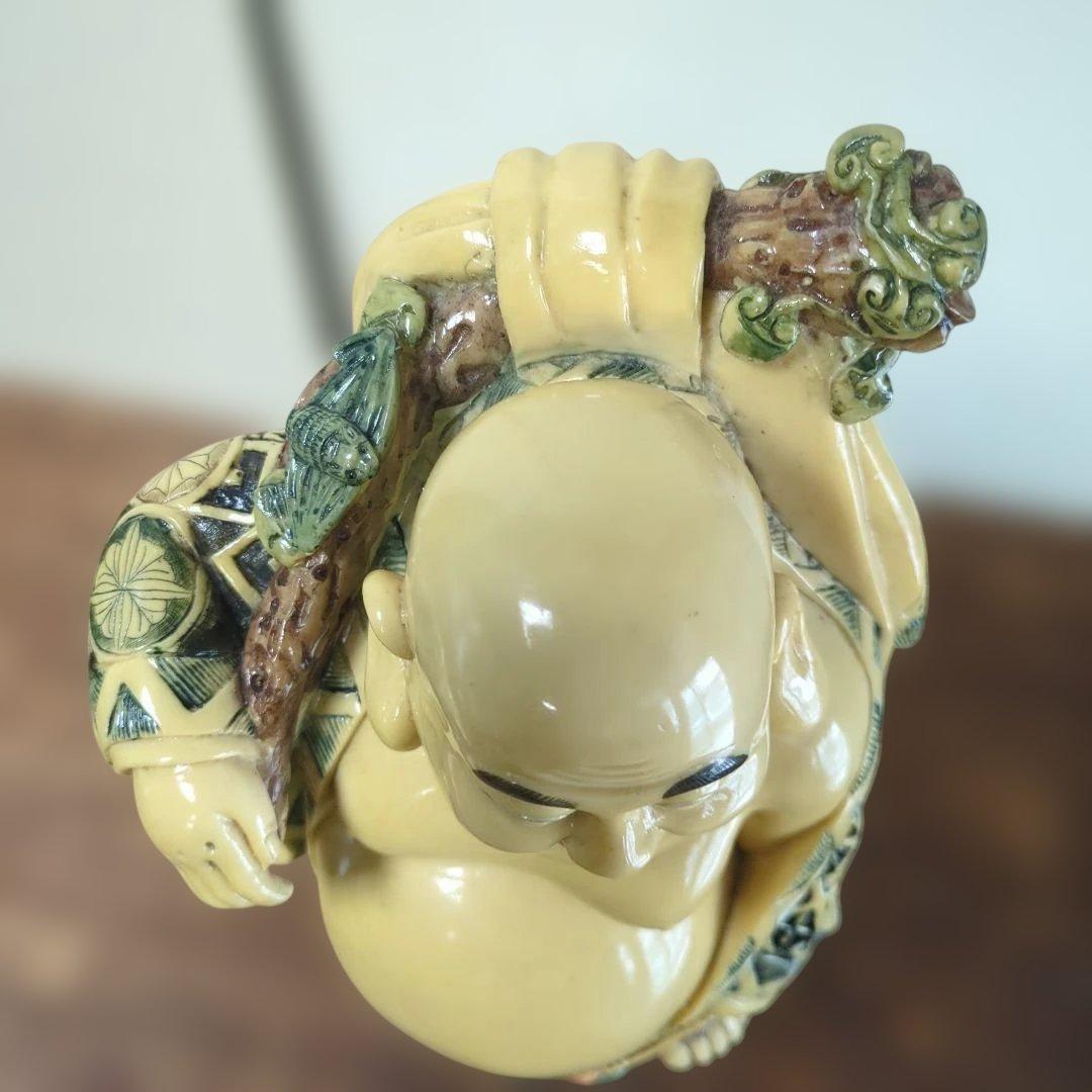 骨董 布袋 ほてい 中国 縁起物 仏像 置物 レトロ 美品 飾り 七福神