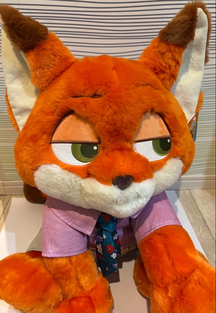ズートピア2 ニック・ワイルド　コストコ　ぬいぐるみ　ブランケット