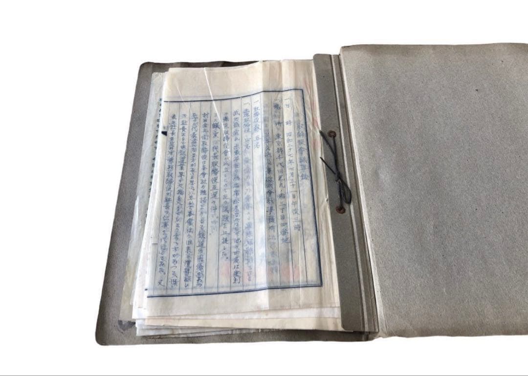 昭和20年代　交通商事株式会社　取締役会議事録　資料/根津嘉一郎　鈴木清秀　鉄道