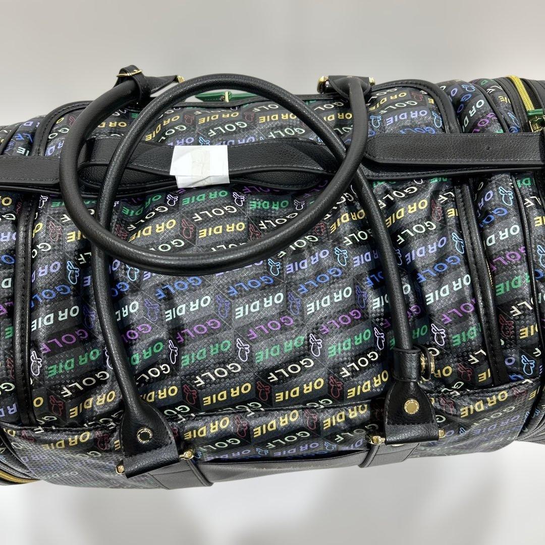 新品❤️マーク&ロナ ゴルフバッグ ブラック・マルチカラー