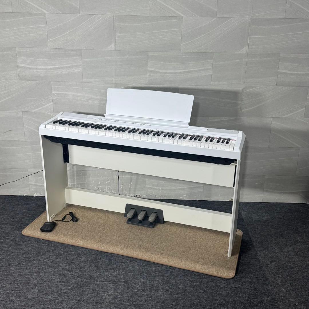 YAMAHA 電子ピアノ P-115 WH 2016年 スタンド d5351