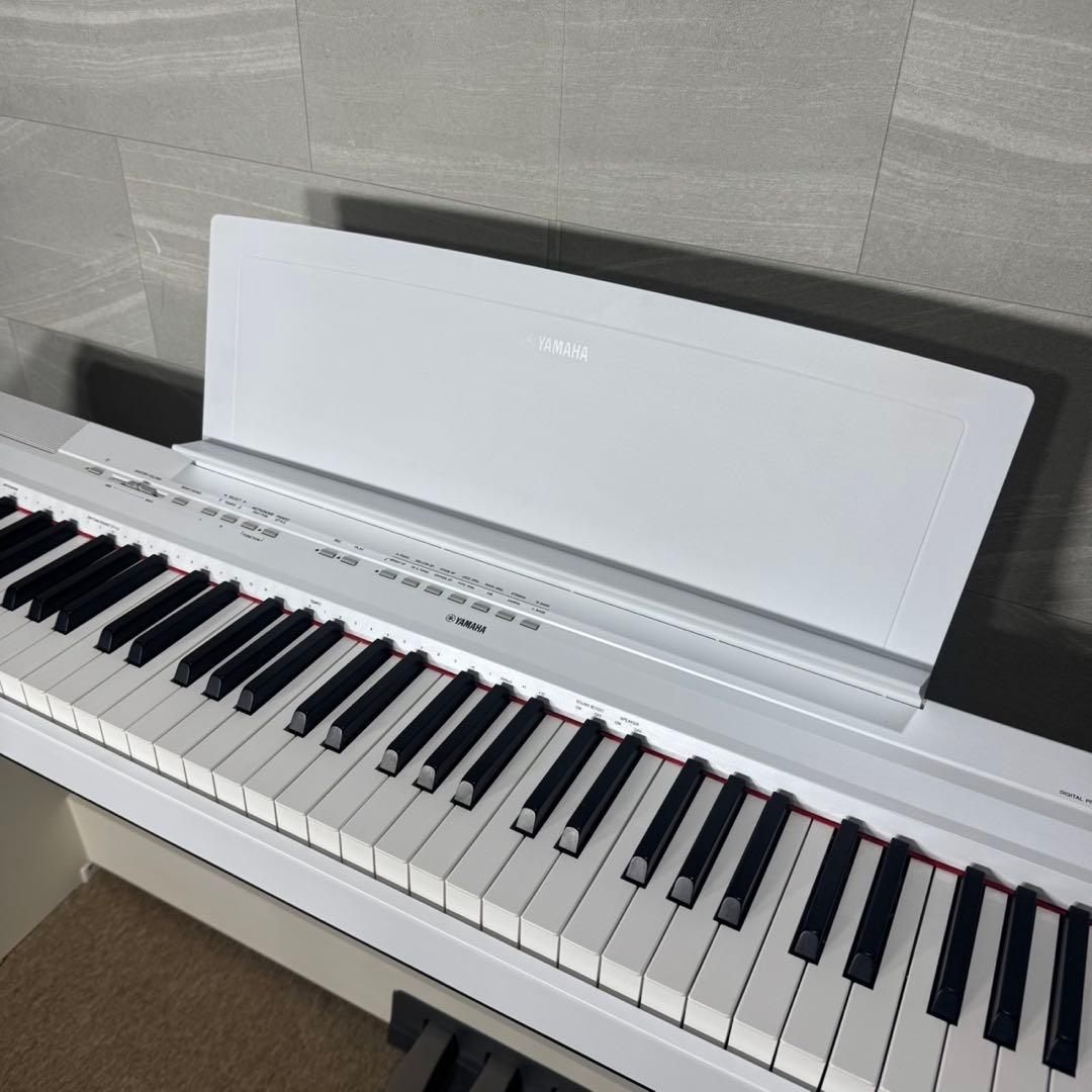 YAMAHA 電子ピアノ P-115 WH 2016年 スタンド d5351
