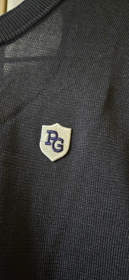 パーリーゲイツの新品未使用タグ付き クルーネック ニットプルオーバー