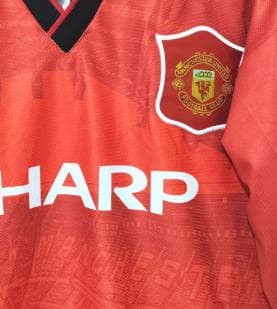 94/96 マンチェスター・ユナイテッド ホーム 長袖 24番 ベッカム