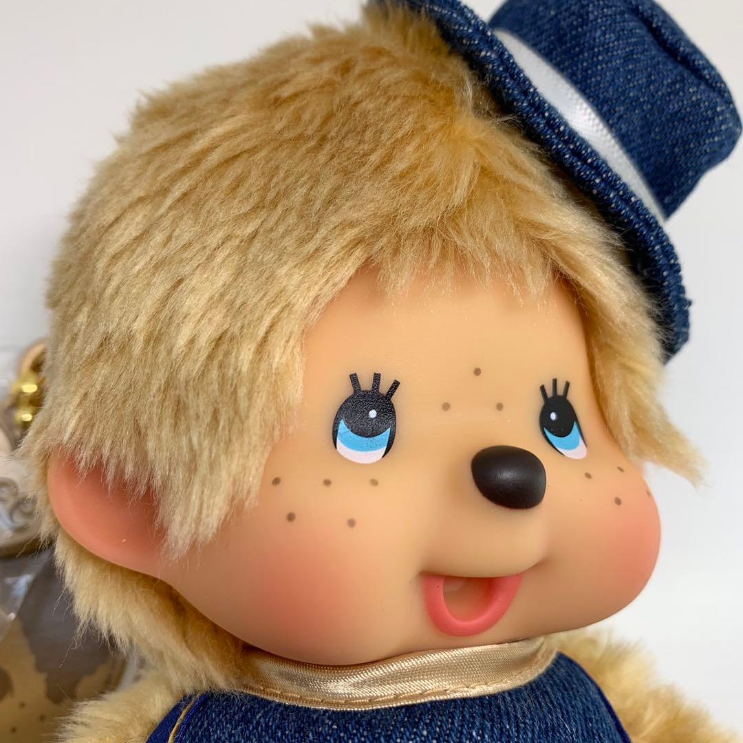 新品 40周年 デニム 男の子 モンチッチ monchhichi 499