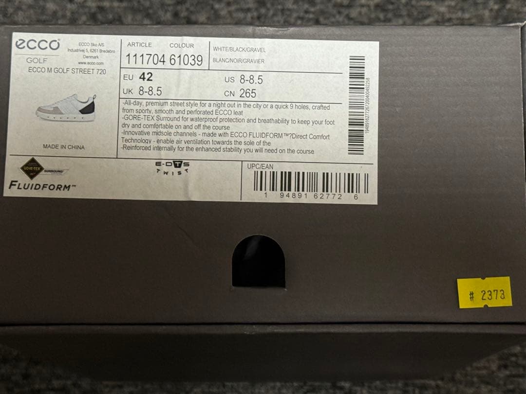 新品未使用品☆ECCO Golf Street 720 Hybrid