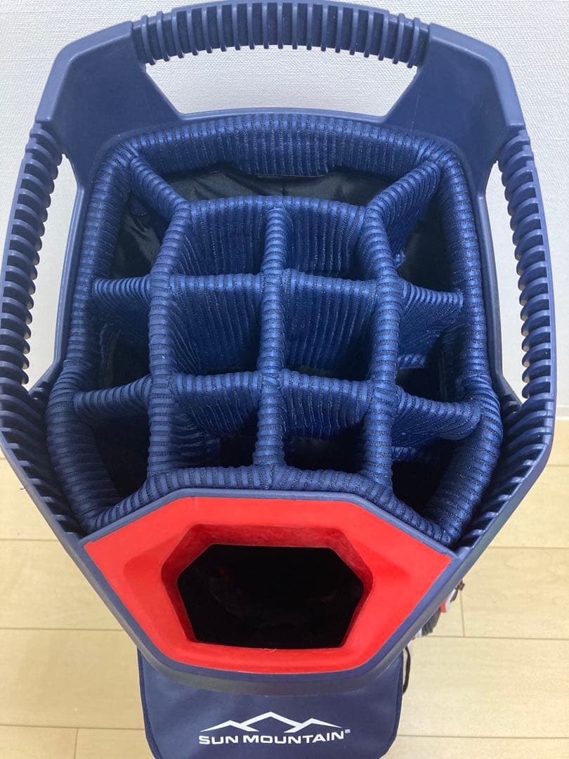 SUN MOUNTAIN C 130 ネイビー/ホワイト/レッド