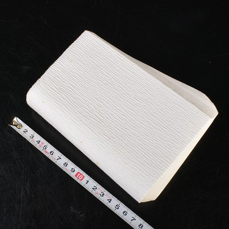 茶道具　山崎吉左衛門作　紙釜敷　檀紙　共箱　C　6210