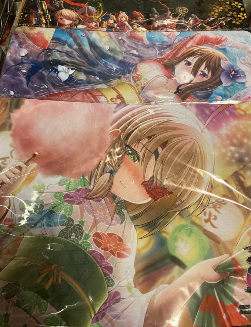 戦国乙女　マルチマット　ぱちくじA賞 3枚セット　カンスケ　ウジマサ