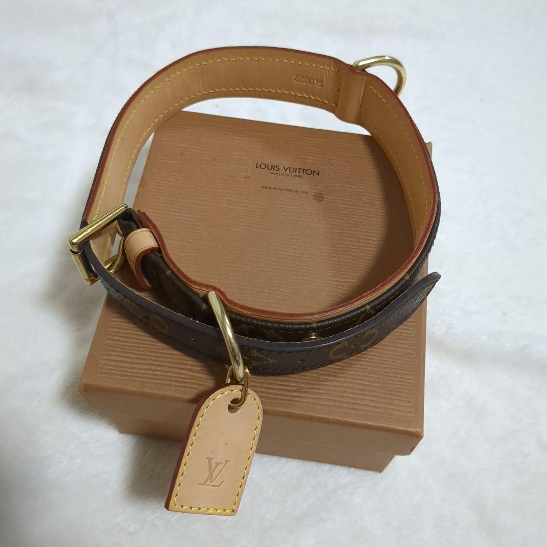 【未使用品】LOUIS VUITTON モノグラム　ドッグ　首輪