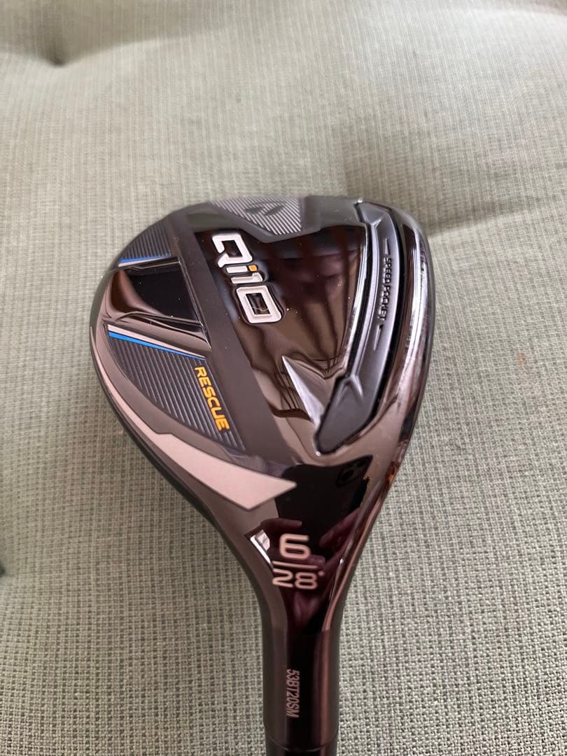 中古品 テーラーメイド Qi10 6UユーティリティNSPRO820GH(S)