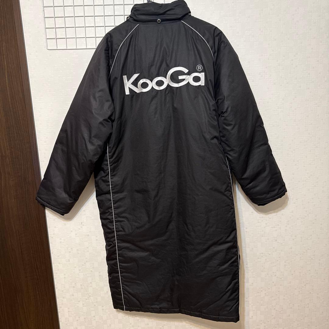 BLACK RICOH RAMS ラグビーベンチコート　フード無し