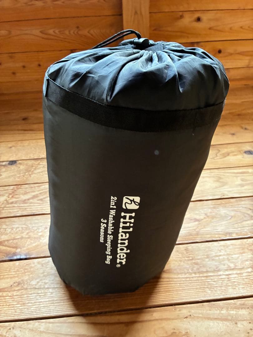 Hilander ハイランダー 洗えるシュラフ 寝袋 3シーズン２個セット