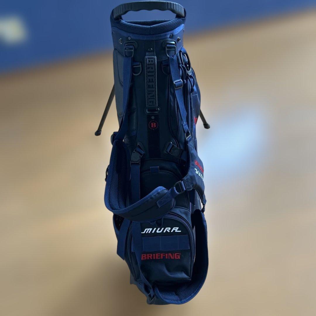 BRIEFING✖️三浦技研キャディバッグ ネイビー