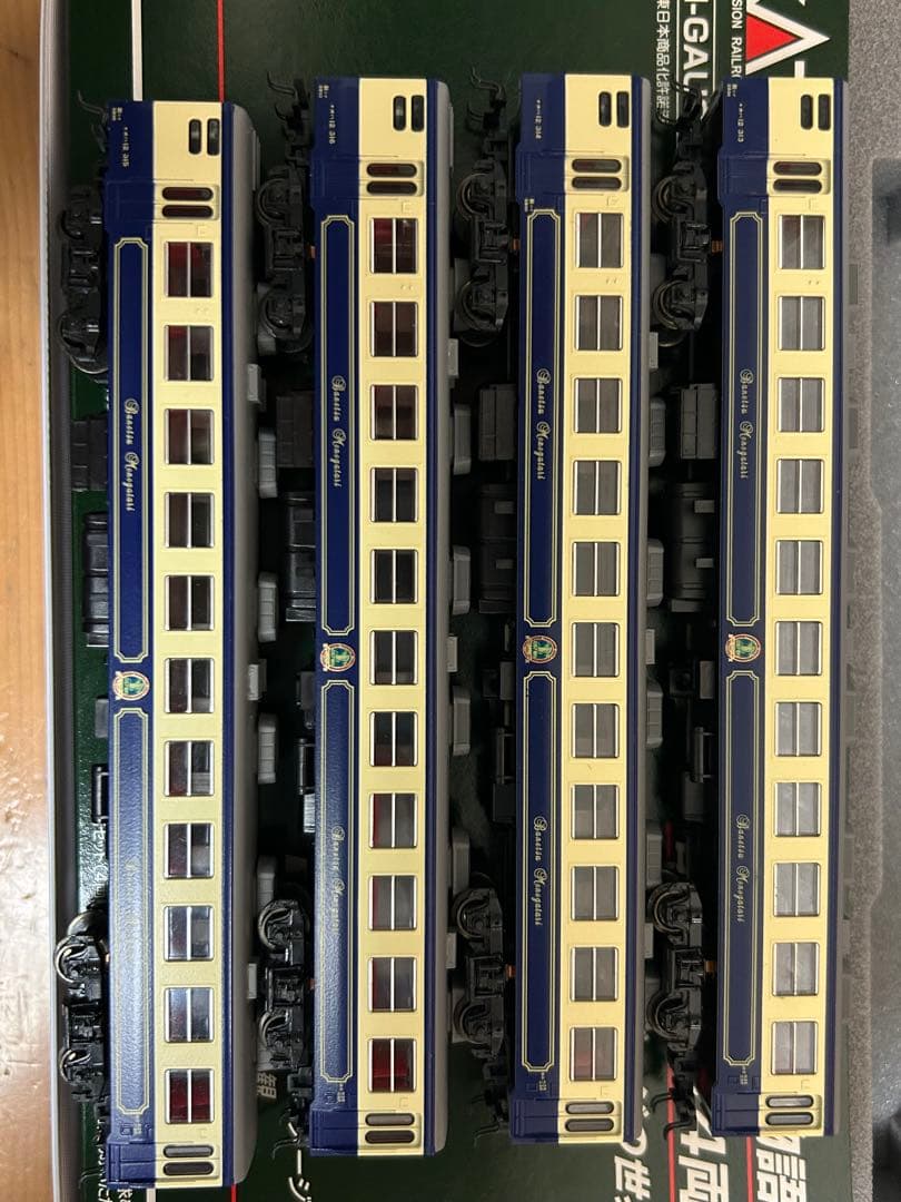 鉄道模型　Nゲージ　KATO 10-829 12系　SLばんえつ物語　増結　4両