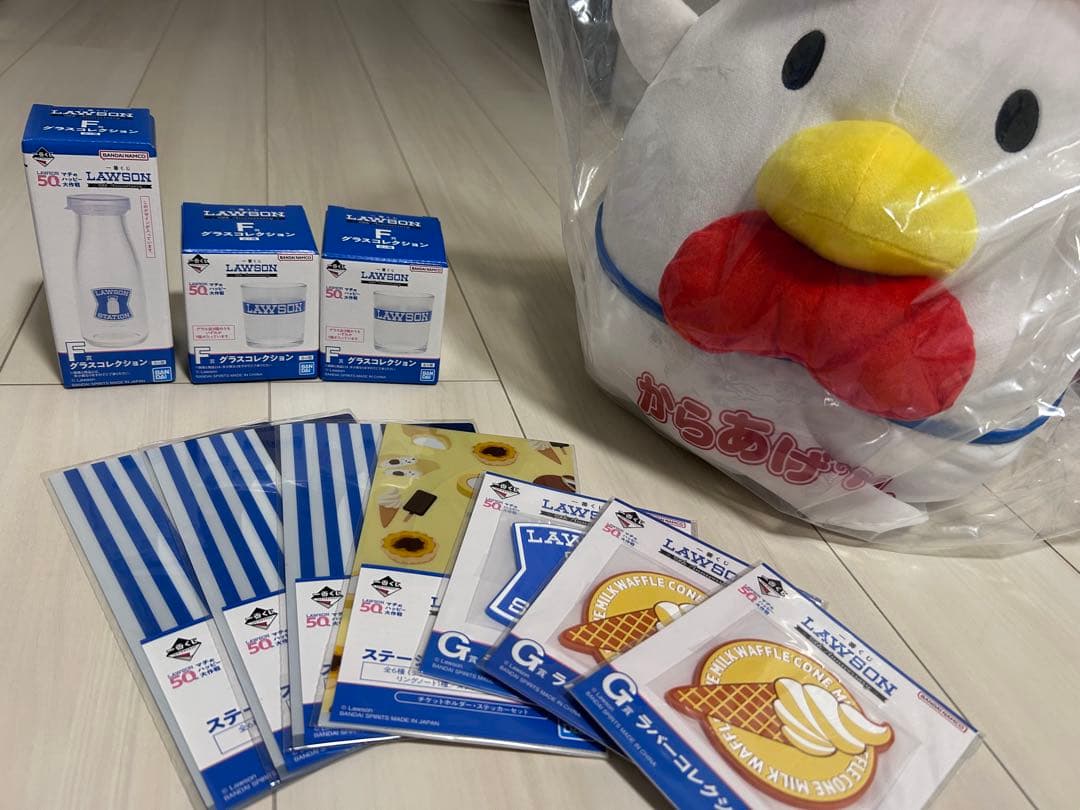 からあげクン ぬいぐるみとグッズセット