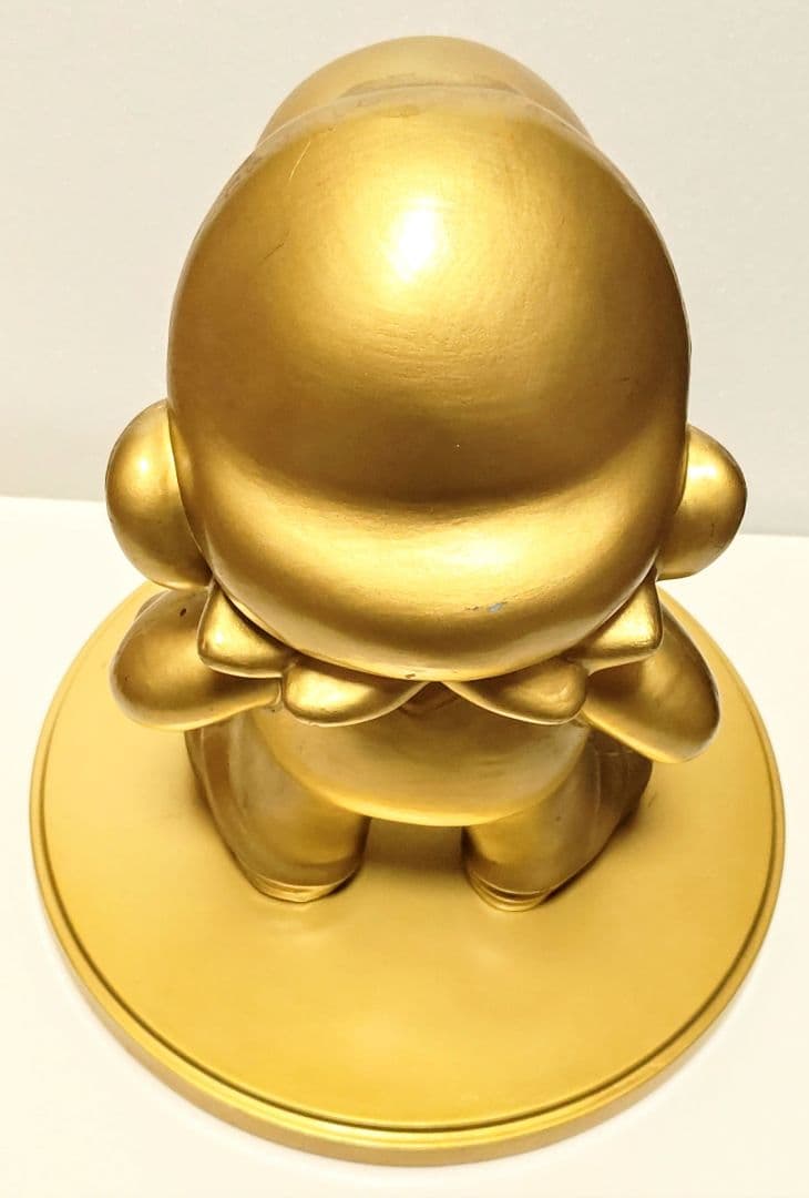 非売品 任天堂 特約店 スーパーマリオ 金のマリオ像 台座付 ゴールド マリオ