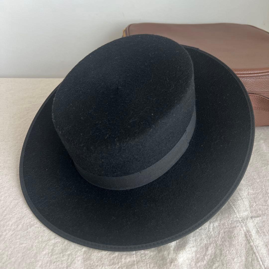 フラメンコ　フェルナンデスルーチェ　コルドベス　黒ハット 55cm