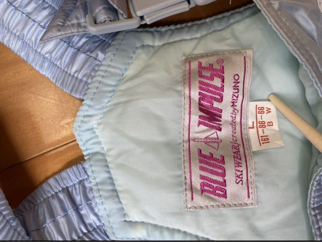 MIZUNO ブルーインパルス　レディース　Lサイズ オーバーオール　シルバー