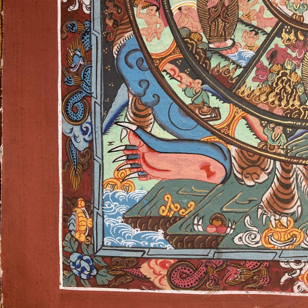 タンカペイント　六道輪廻