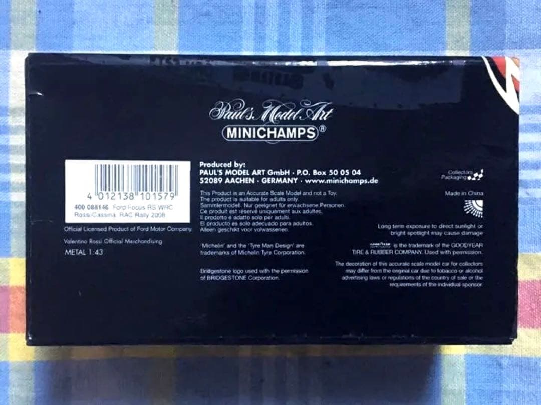 ミニチャンプス 1/43 バレンティーノ・ロッシ WRC 世界1008個限定