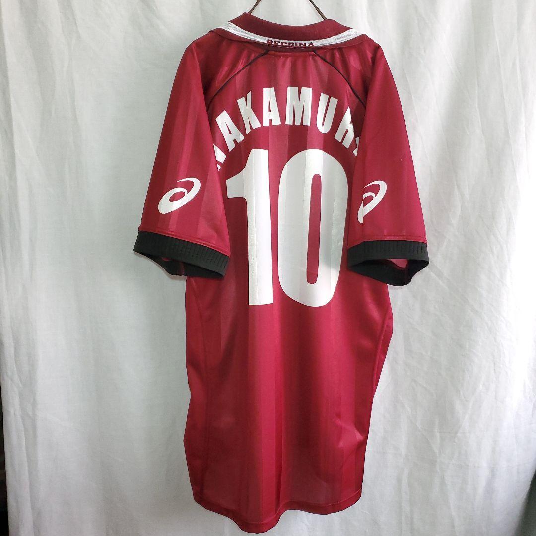 asics　アシックス　中村俊輔　レッジーナ エンジ　ウェア ユニフォーム