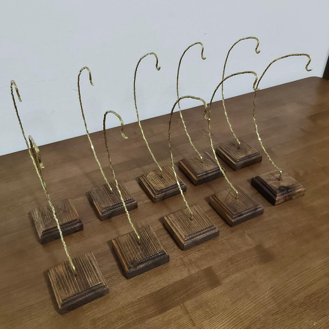 リスタ　真鍮　ツイスト　ランタンスタンド　10セット