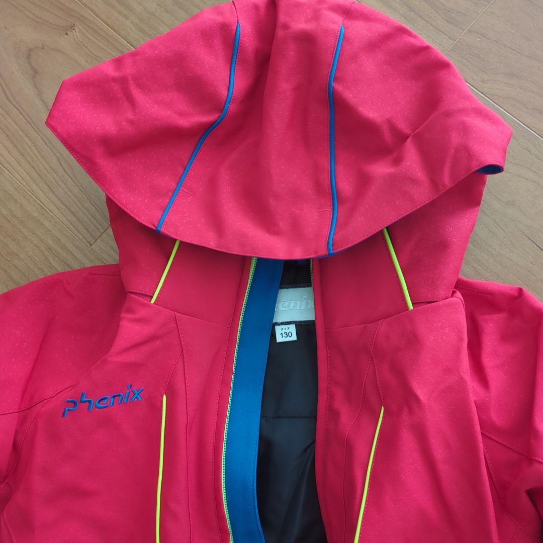 Phenix 子ども用スキーウェアセット 赤と青