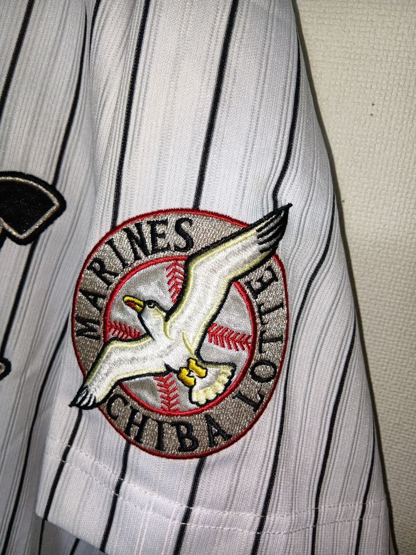 千葉ロッテマリーンズ 里崎智也 里崎 ホーム ユニフォーム