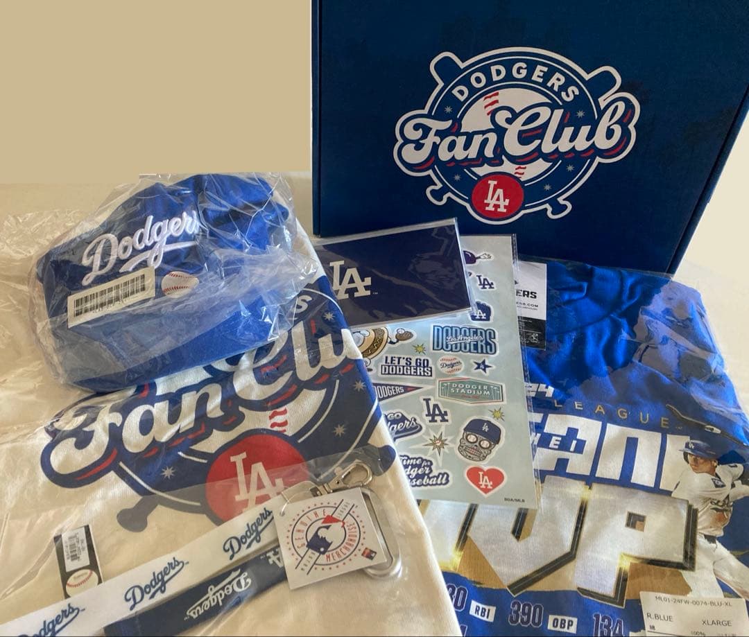 大谷翔平 ドジャースファンクラブグッズ 他7点セット
