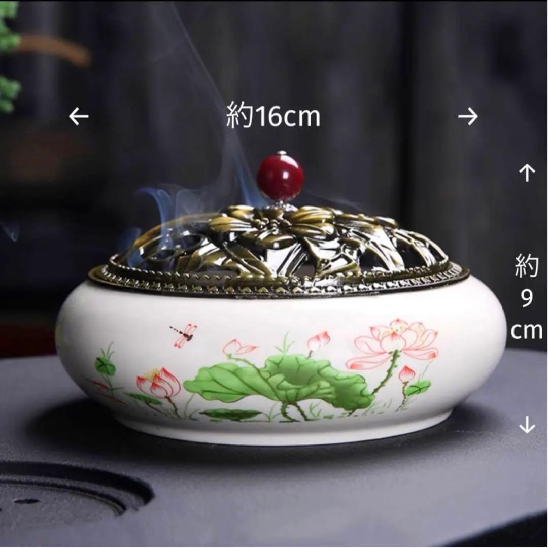 蓮の香炉シノワズリ陳情令ルボンボン天官賜福山河令虫除け景徳鎮中国美術骨董浴衣香袋