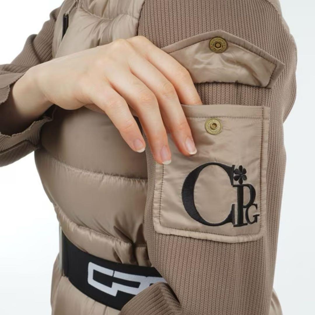 CPG GOLF スリーブニットダウンジャケット