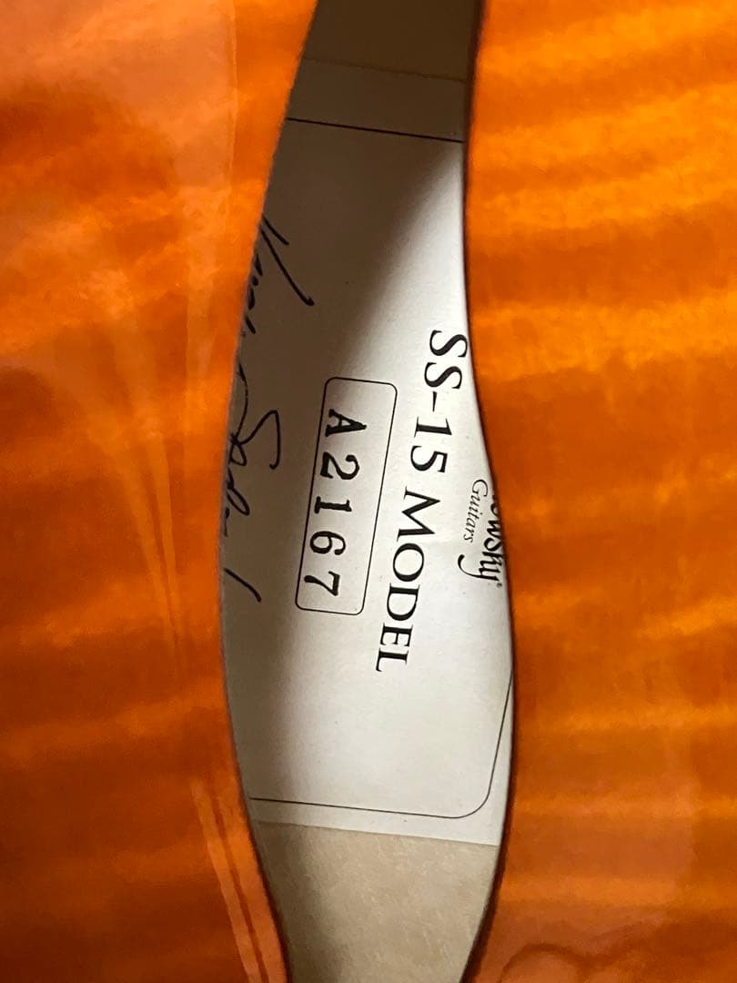 Sadowsky ss-15 Sienna Burst 2022年製　フルアコ